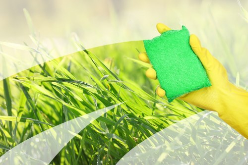 Eco-friendly carpet cleaning work with reusable materials