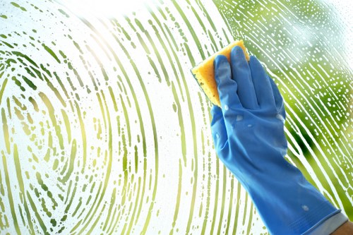 Professional cleaners in Ruislip working in a modern home