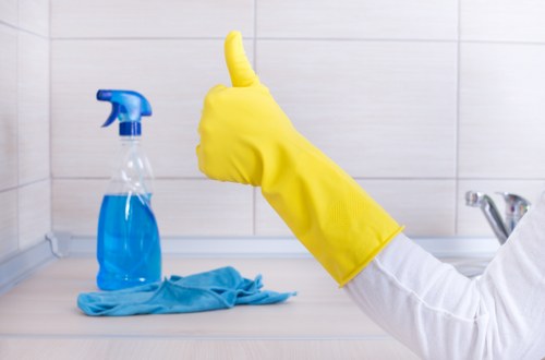 Deep domestic cleaning tasks in a Ruislip property